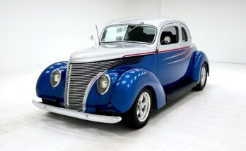 "Revving Up Nostalgia: The Timeless Elegance of the 1938 Ford 48 Series 5 Window Coupe"