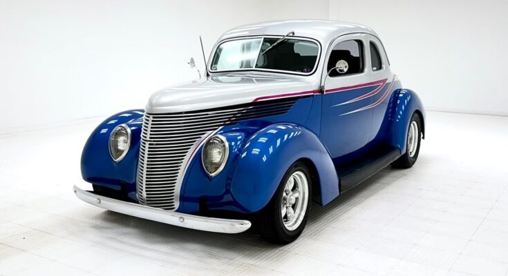 "Revving Up Nostalgia: The Timeless Elegance of the 1938 Ford 48 Series 5 Window Coupe"